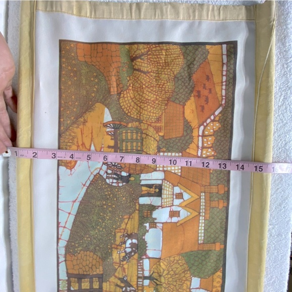 Vintage 1974 Batik Painting Canadian Artist Rohana Laing Wall Hanging - Picture 4 of 12